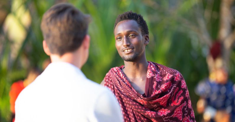 Interview Types - Men Talking at the Festival