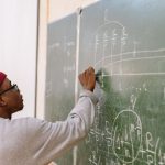 Behavioral Questions - Student Answering the Questions on a Black Board