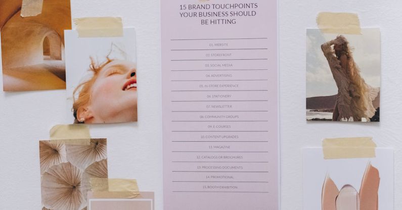 Personal Branding - Pictures of Brand Design and Color Placed on Wall