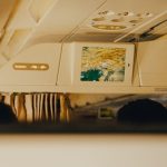 MOOCs Screen - View of Interior of an Airplane