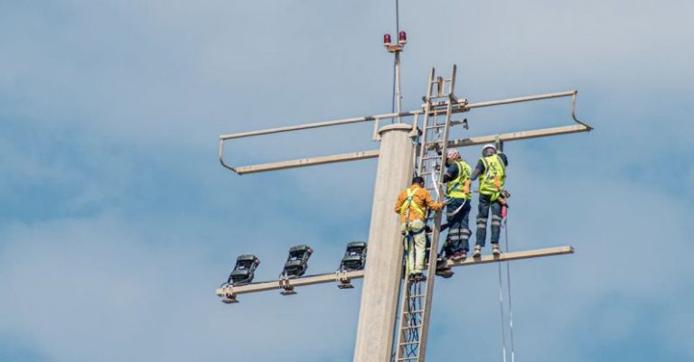 Career Ladder - Men at work